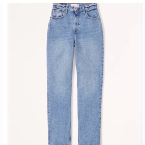 Abercrombie & Fitch Denim - Abercrombie & Fitch AF 90s Straight Ultra High Rise Jeans Size 25/0 Medium Wash